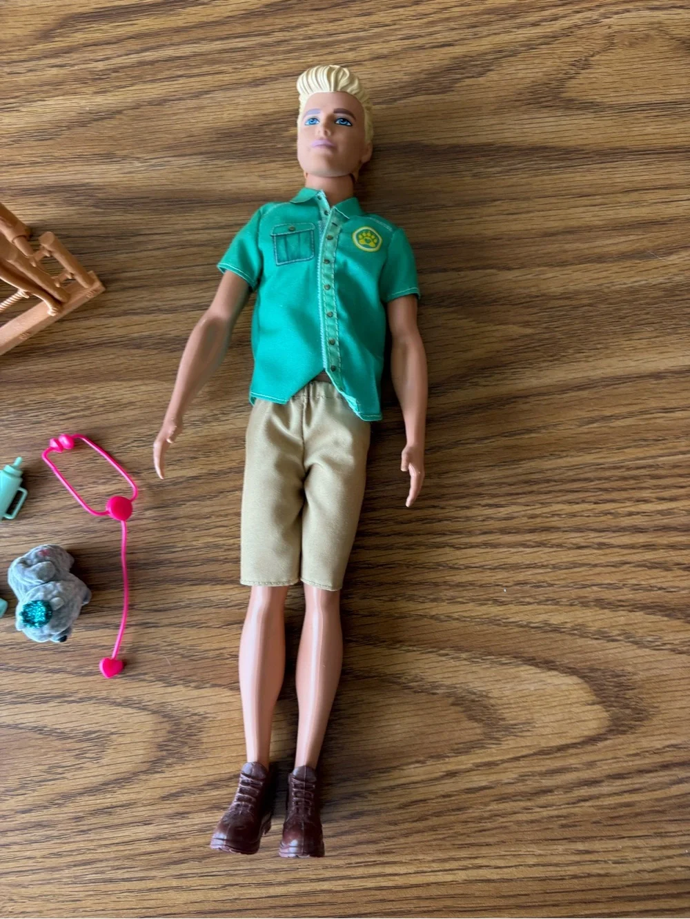 Barbie Pet Rescue / Animal Care Playset with Ken